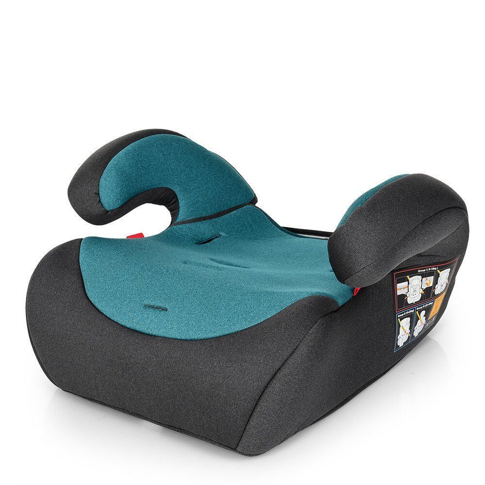 Автокресло детское M 3546 Emerald Gray группа 1-2-3