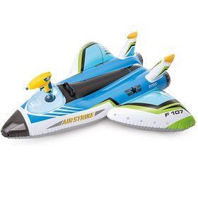 Надувной плотик Звездолёт Intex 57536-01 (117 х 117) Голубой