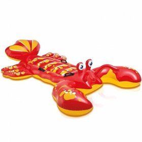 Детский надувной плотик Intex 57528 Лобстер (213х137 см) Lobster Ride-On Красный