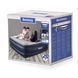 Односпальная надувная кровать Bestway 67692 (2.03 x 193 x 56 см) + Встроенный электронасос 220В Серый