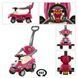 Детская каталка-толокар Bambi Z 321-8 (63х30х32) малиновый