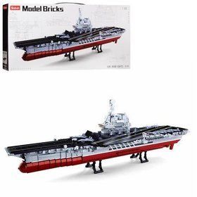 Конструктор SLUBAN M38-B0698 Военный корабль (1636 деталей)
