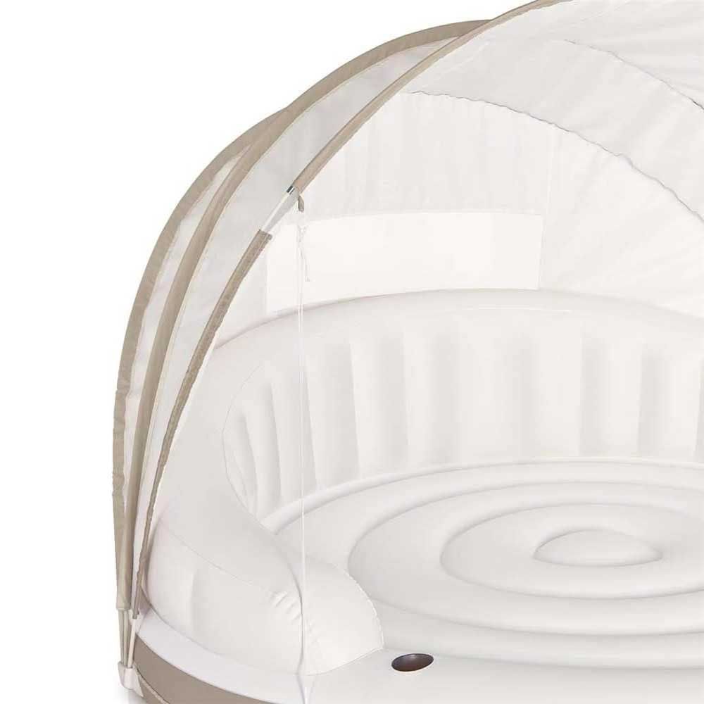Надувной круг-шезлонг с навесом Intex 58292 (199х150 см) Белый