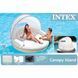 Надувной круг-шезлонг с навесом Intex 58292 (199х150 см) Белый