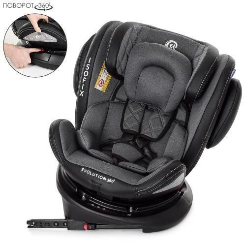 Автокресло ME 1045 Isofix EVOLUTION 360&ordm; Iron Gray