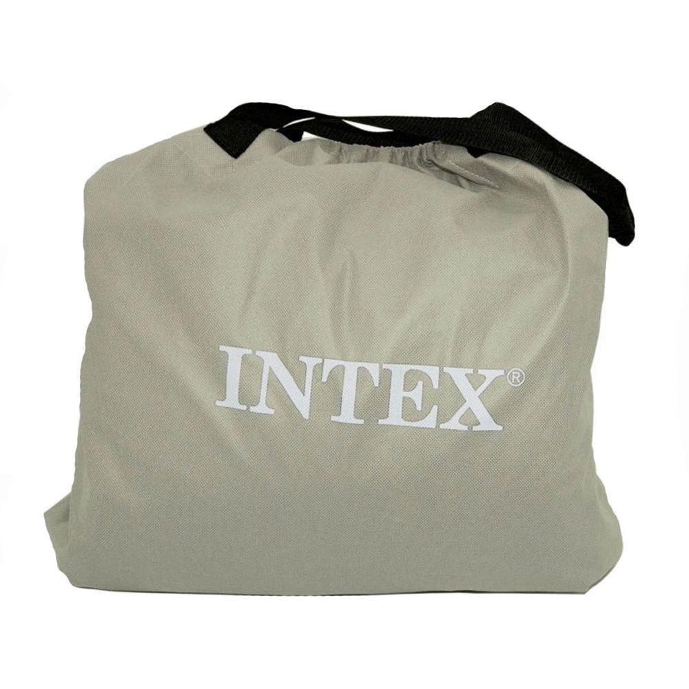 Односпальная надувная кровать Intex 67766 (191 х 99 х 33 см) Comfort-Plush Airbed + Встроенный электронасос 220В