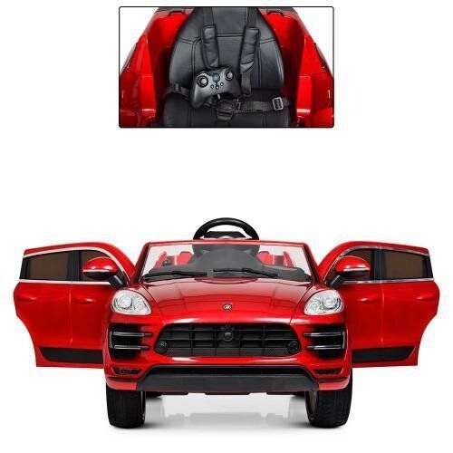 Джип для детей с радиоуправлением Bambi Porsche M 4009EBLRS-3 Красный