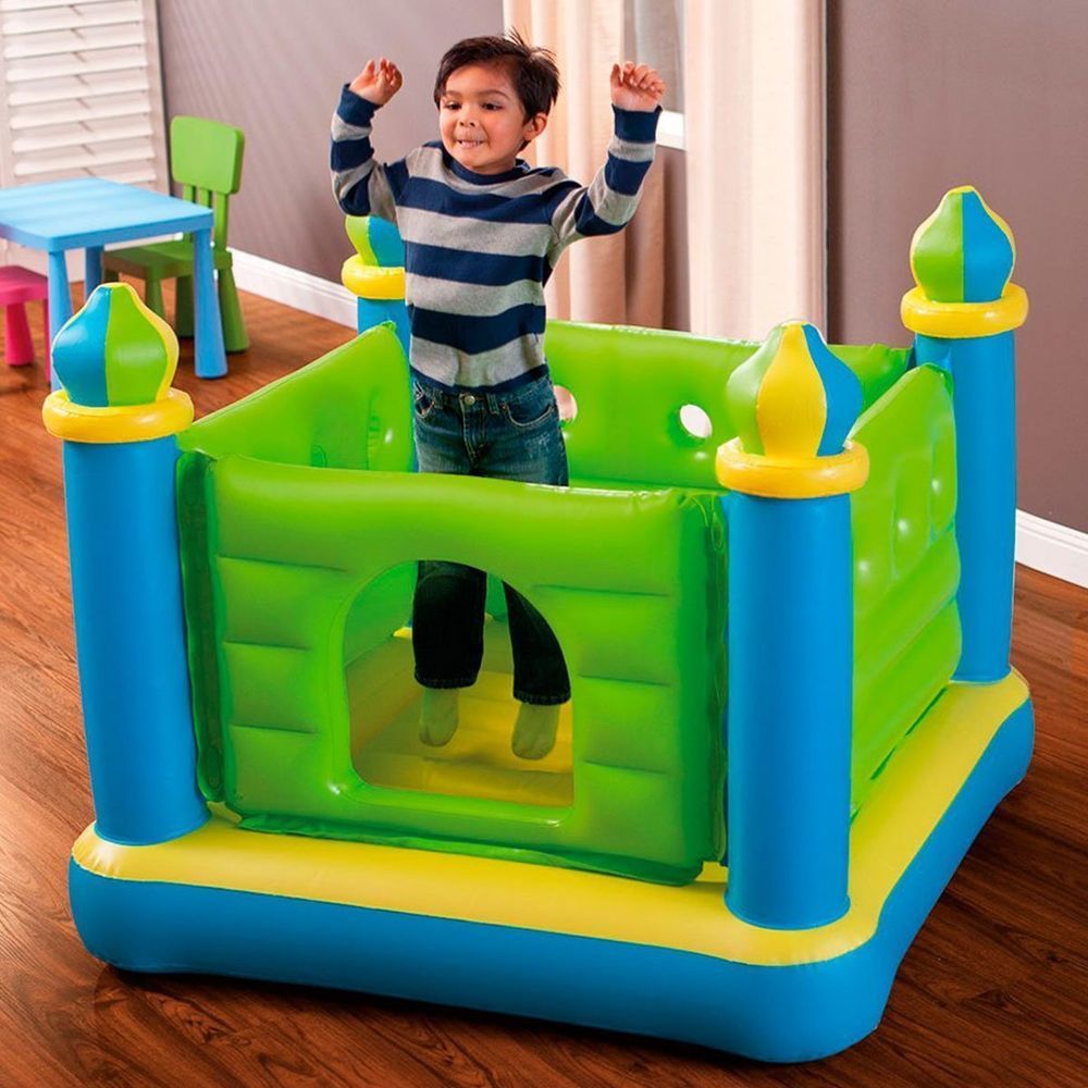 Надувной игровой центр-батут Intex 48257 (1.32 x 1.32 x 1.07 см) Jr. Jump-O-Lene Castle Bouncer
