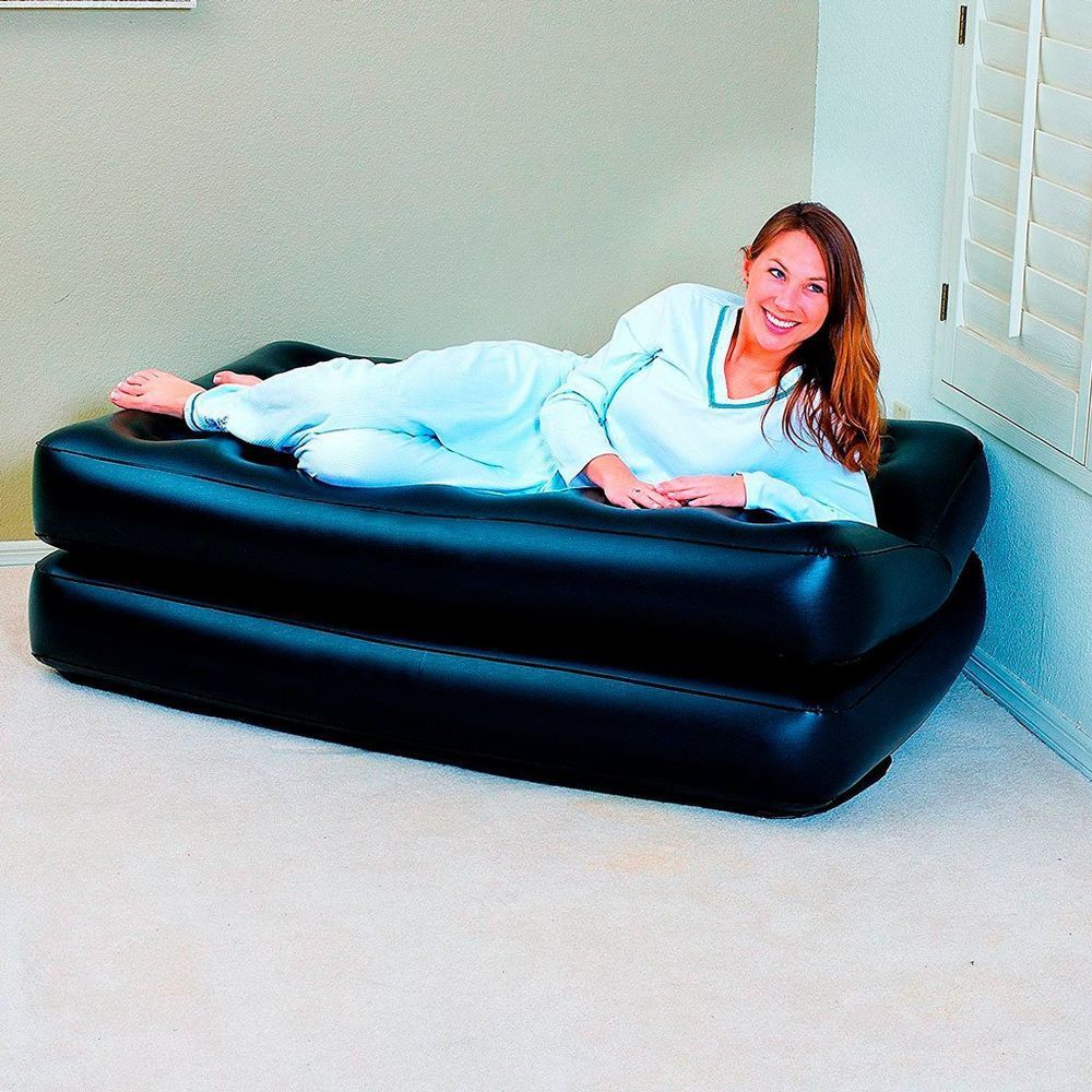 Надувной диван-трансформер Bestway 75056 Double 5 In 1 Multifunctional Couch (152х188х64 см) + внешний электронасос 220V