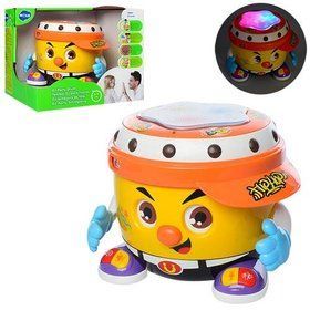 Музыкальный Зажигательный Барабан Hola (6107), 3D свет