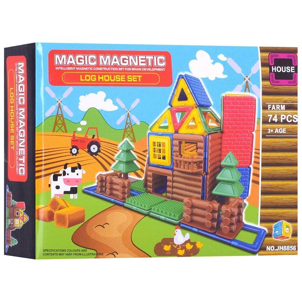 Конструктор магнитный Bambi JH8853-56-1 Домик