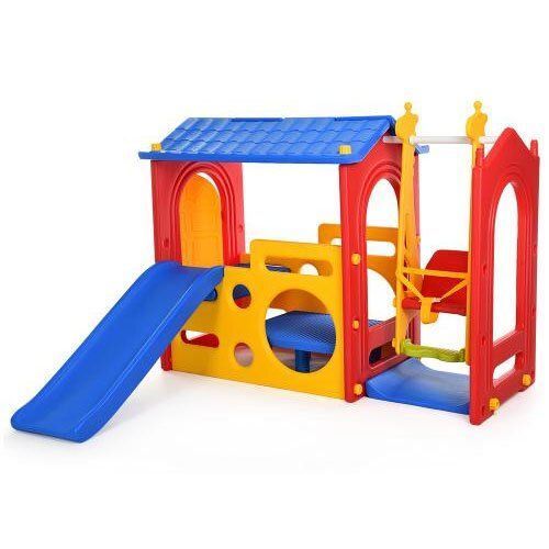Горка-качель Bambi M 5403-3-4-6 Blue Red (176-175-132 см)