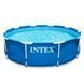 Круглый каркасный бассейн Intex 28200 Интекс 56997 Metal Frame Pool (305х76 см)