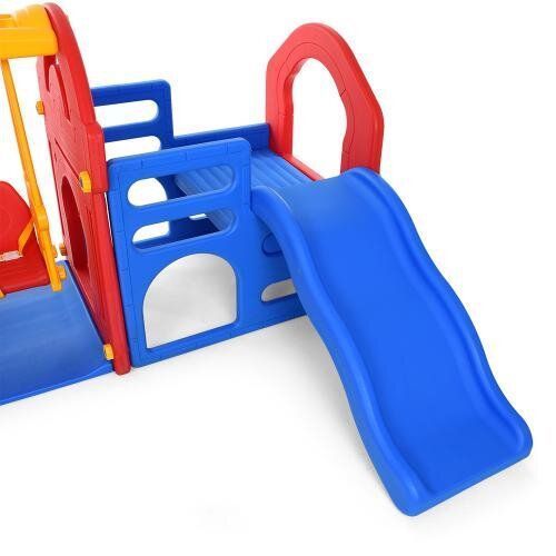 Горка-качель Bambi M 5403-3-4 Blue Red (256-156-101 см)