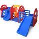 Горка-качель Bambi M 5403-3-4 Blue Red (256-156-101 см)