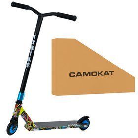 Самокат SR 2-066-2-WP1 Чёрный с разноцветным