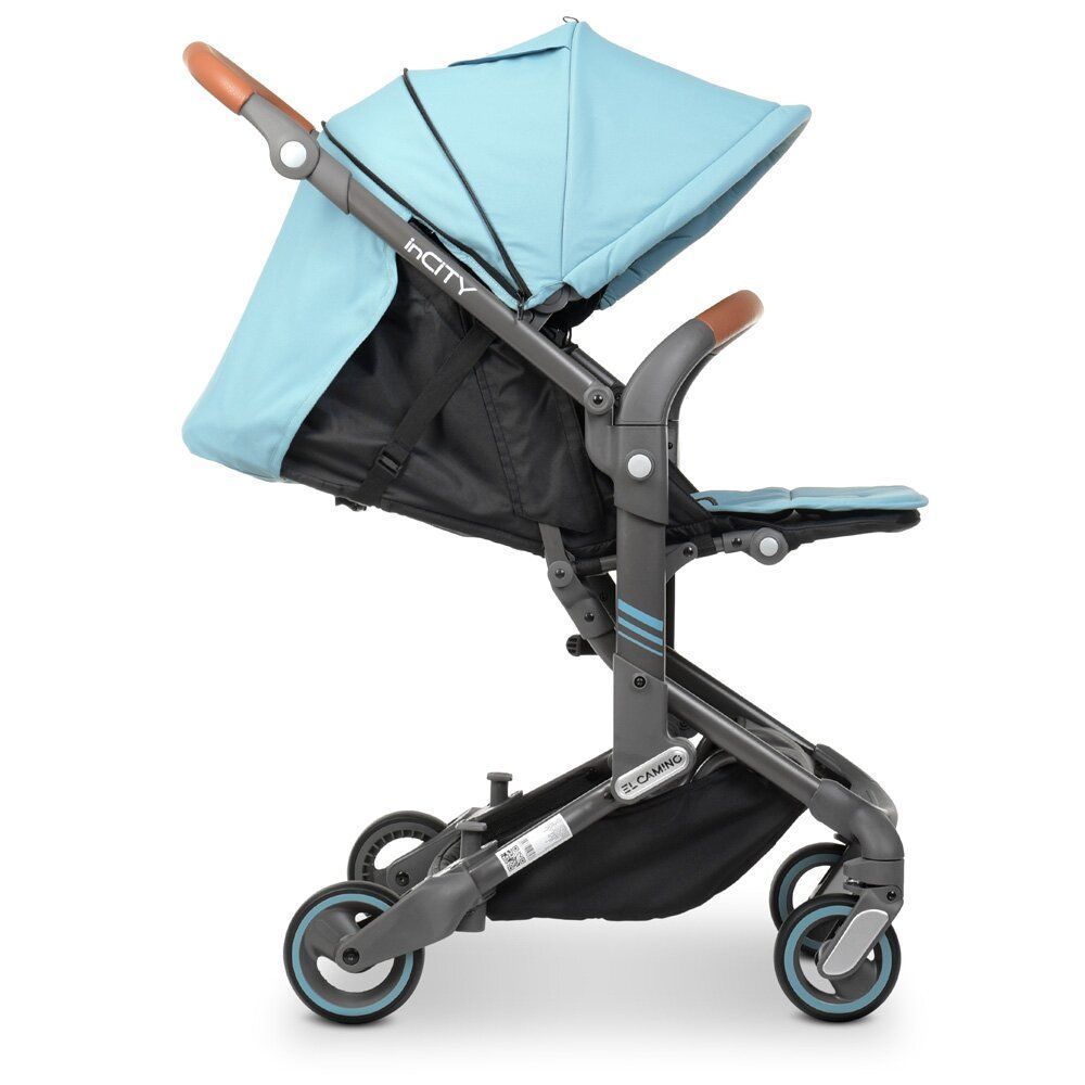 _Коляска детская El Camino ME 1068 inCITY Pale Blue голубой