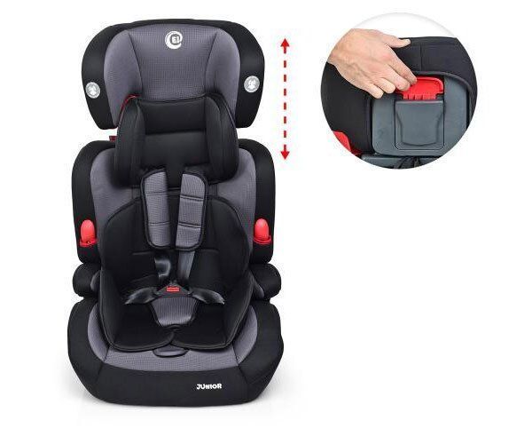 Детское Автокресло ME 1008 JUNIOR GREY + бустер El Camino