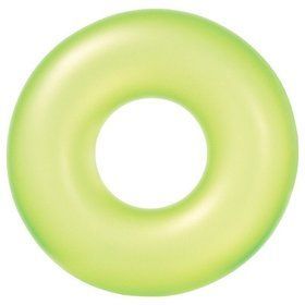Надувной круг Intex 59262 (91 см) Neon Frost Tubes Салатовый