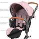 Коляска детская El Camino ME 1068 inCITY Pale Pink розовый