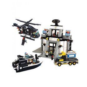 Детский конструктор Sluban M38-B2300 (876 дет) Полицейский участок
