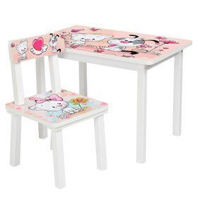 Столик Bambi Котенок BSM2K-10К Pink