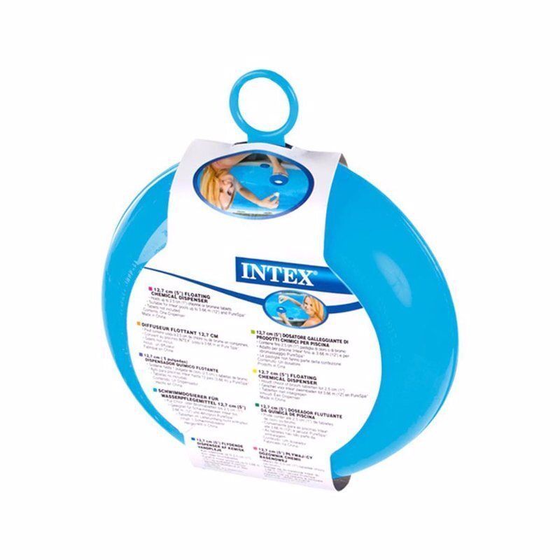 Поплавок-дозатор Intex 29040 (12,7 см) для химии в таблеткахБелый