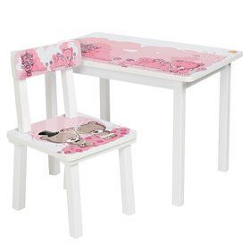 Столик Bambi Мишка BSM2K-08 Pink
