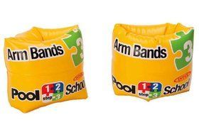 Надувные нарукавники Intex 56643 Roll-Up Arm Bands Pool School Желтые