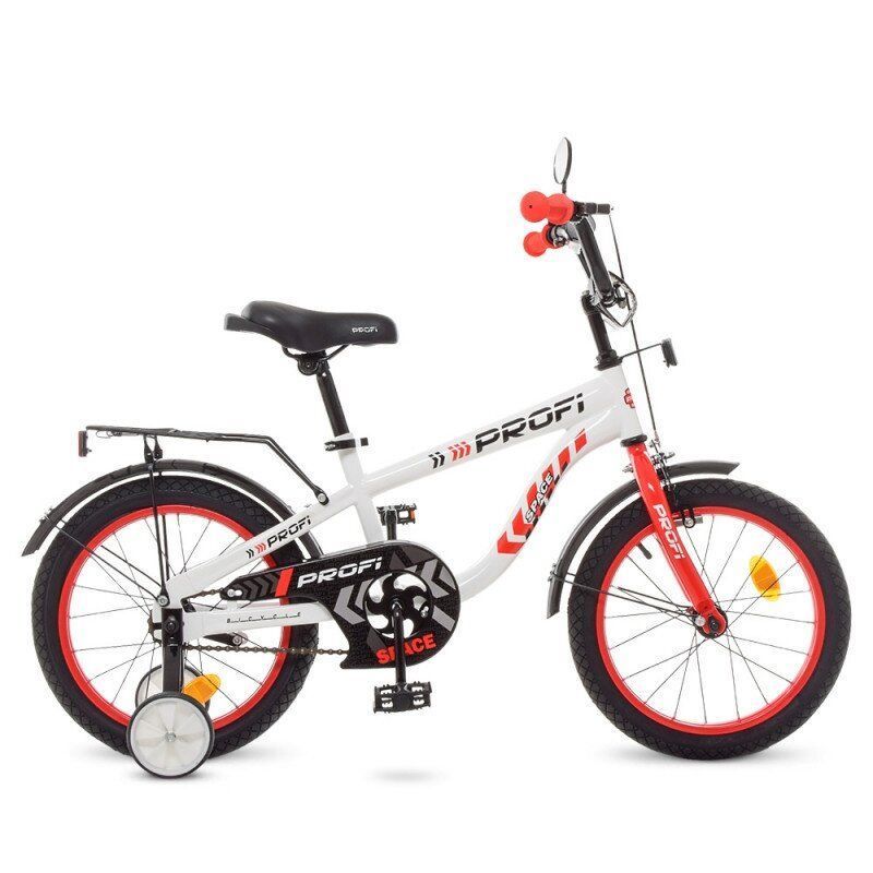 Детский велосипед 16 дюймов Profi T16154 Space Бело-красный