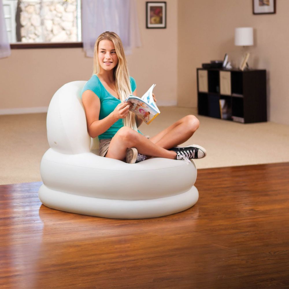 Надувное кресло Intex 68592 (84 x 99 x 76 см) Белый Mode Chair
