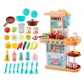 Детская игровая кухня LIMO TOY 889-153-154 Желтая