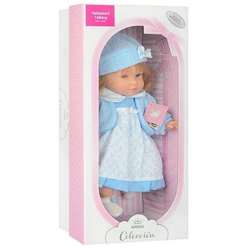Кукла мягконабивная BERBESA 4409A со звуковыми эффектами