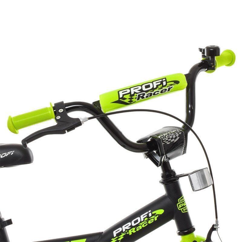 Велосипед для детей 16 дюймов Profi T1637 Racer Черно-салатовый