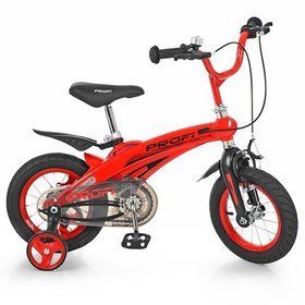 Детский велосипед 12 дюймов Profi LMG12123 Projective Красный