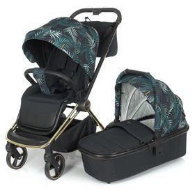 Универсальная коляска 2в1 El Camino ME 1091-G PERSONA Black Green Palm