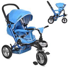 Трехколесный велосипед Turbo Trike M AL3645A-12 Голубой