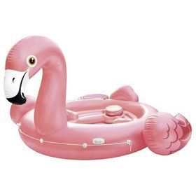 Надувной плот Intex 57267 (422х373х185 см) Flamingo Party Island Розовый