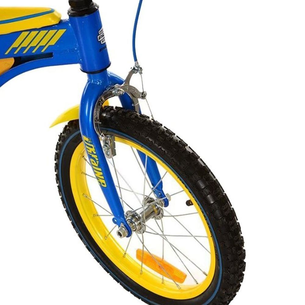 Детский двухколесный велосипед Profi 16BX405UK (Желто-голубой) 16"