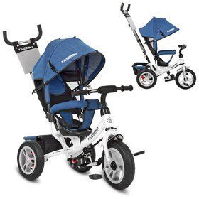 Детский трехколесный велосипед TurboTrike M 3113AJ-7 Синий