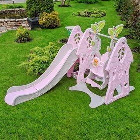 Горка-качель SLW-G-6-8 розовый BAMBI