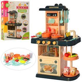 Игровая детская кухня Limo Toy 889-181 вода , свет, звук, 38 предмета