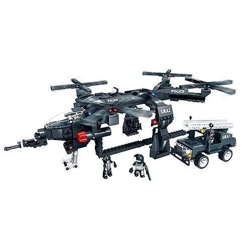 Конструктор Jubilux C0536A Вертолет (784 детали)