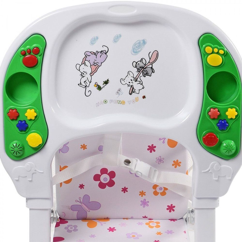 Стульчик для кормления Bambi M 0405-1-2 (Розовый)