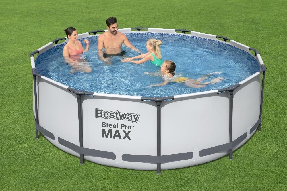 Круглый каркасный бассейн Bestway 56260 Steel Pro Max Frame Pool (366х100 см)