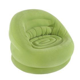 Надувное кресло Intex 68577 (112х104х79 см) Lumi Зелёное