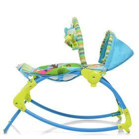 Шезлонг-качалка Bambi PK-306-4 Blue