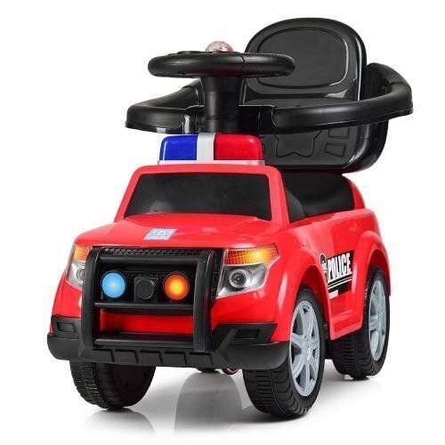 Детская каталка-толокар Bambi FD-6822-3 музыка, свет Красная