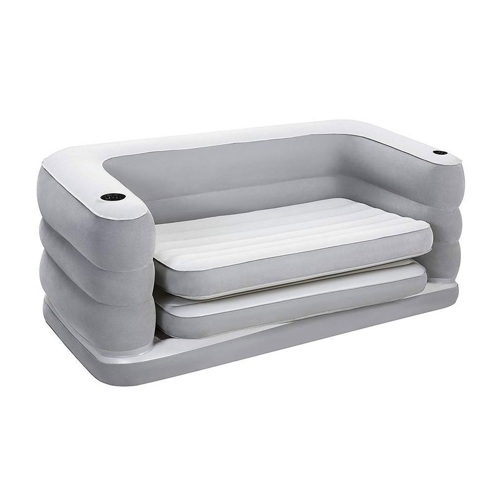 Надувной диван-трансформер Bestway 75063 + 2 подушки Multi Max II Air Couch (160x200x64 см)