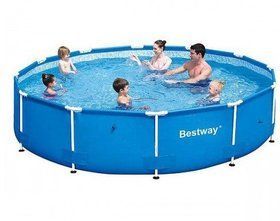 Круглый каркасный бассейн Bestway 15327 (305х100 см) Steel Pro Max